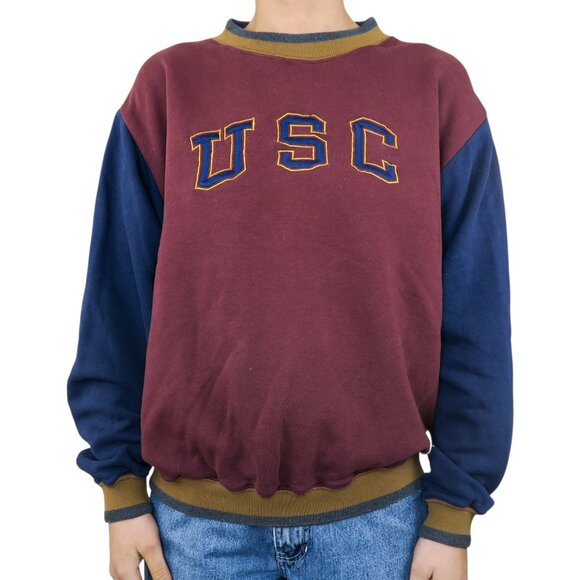 Vintage 90s USC University of Southern California Sweatshirt - Picture 2 of 9